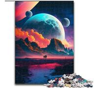 Jigsaw Puzzles for Adults 1000 Piece Planet Explosion Jigsaw Made of Wood,Colorful Home Decor & Interactive Family Game, 1000pcs(50x75cm)