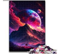 Jigsaw Puzzles for Adults 1000 Piece Planet in Space Jigsaw Puzzle Made of Wood,Educational Activity for Cognitive Skills Cognitive Skill Improvement 1000pcs(50x75cm)