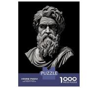 Jigsaw Puzzles for Adults 1000 Piece Plutarch Greek Philosopher Jigsaw for Adults Fun Games Wall Art Unique Birthday And Xmas Gifts 70x50cm/1000pcs