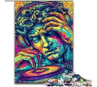 Jigsaw Puzzles for Adults 1000 Piece Pop-art Michelangelos David Statue Puzzle Interactive Family Game, Ideal, Family Activity Game (size 50x75cm)