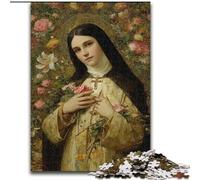 Jigsaw Puzzles for Adults 1000 Piece Portrait of Mary The Mother Jigsaw Perfect for Teenagers, Family Bonding, Brain Teaser & DIY Home Decor Gift (size 26x38cm)