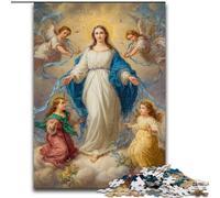 Jigsaw Puzzles for Adults, 1000 Piece Portrait of Mary The Mother Puzzle Challenging Brain Teaser for Teenagers, Perfect for Home Decor Or Gift (size 50x75cm)
