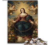Jigsaw Puzzles for Adults, 1000 Piece Portrait of Mary The Mother Puzzle Challenging Brain Teaser for Teenagers, Perfect for Home Decor Or Gift (size 26x38cm)