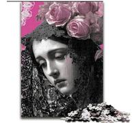 Jigsaw Puzzles for Adults, 1000 Piece Portrait of Mary The Mother Puzzle Perfect for Family Fun on Christmas, Thanksgiving, Birthdays & Easter (size 26x38cm)