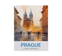 Jigsaw Puzzles for Adults 1000 Piece，Prague Czech Republic，Classic Puzzle Teens Boys Girls Puzzles for DIY Intellective Educational Game, Gift Home Decor（50x70cm）-CM48