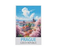 Jigsaw Puzzles for Adults 1000 Piece，Prague Czech Republic，Difficult Puzzle Perfect Educational Gift for Boys And Girls（75x50cm）-FT50