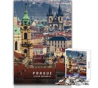 Jigsaw Puzzles for Adults 1000 Piece Prague Toys Educational Games Enhance Memory Educational Toy Size 50x75cm