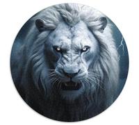 Jigsaw Puzzles for Adults 1000 Piece Prowling Lions Cardboard Puzzles Brain Teaser Game for Teenagers,Perfect 67.5x67.5 cm