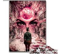 Jigsaw Puzzles for Adults 1000 Piece Psychedelic Art Learning Educational Toy for Is Ideal As A Gift for The Whole Family 26x38cm
