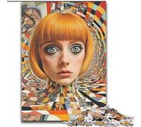 Jigsaw Puzzles for Adults 1000 Piece Psychedelic Art Learning Educational Toy for Is Ideal As A Gift for The Whole Family 50x75cm