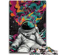 Jigsaw Puzzles for Adults 1000 Piece Psychedelic Astronaut 1000 Piece Jigsaw,Family Activity Fun at Home Activities, Birthday Present,Travel Gifts (50x75cm)