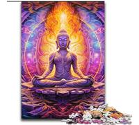 Jigsaw Puzzles for Adults 1000 Piece Psychedelic Buddha Jigsaw Challenging Brain Teaser for Teenagers, Perfect for Home Decor Or Gift (size : 50x75cm)