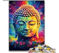Jigsaw Puzzles for Adults, 1000 Piece Psychedelic Buddha Puzzle Family Interactive Game, Ideal for Teenagers, Brain Teaser Gift (size : 50x75cm)