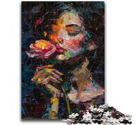 Jigsaw Puzzles for Adults 1000 Piece Psychedelic Face Family Game Stress Reliever Difficult Challenge Artists Collection, Fine Art 38x26cm