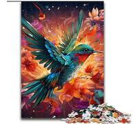 Jigsaw Puzzles for Adults 1000 Piece Psychedelic Hummingbird Challenging Puzzles Creative Family Game & Home Decor, for Teenagers size : 50x75cm