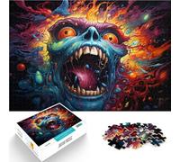 Jigsaw Puzzles for Adults 1000 Piece psychedelic monsters Challenging Game 26x38cm Enhance love between couples for teenager 14+
