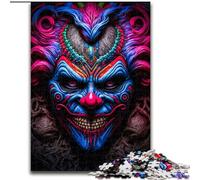 Jigsaw Puzzles for Adults, 1000 Piece Psycho Clown Impossible Jigsaw Puzzles for Adults Family Bonding Activity, Unique Gift for Holidays & Birthdays (Szie 50x75cm)