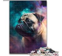 Jigsaw Puzzles for Adults 1000 Piece Pug Nebula Challenging Puzzles size 26x38cm Family Activity, DIY Home Decor