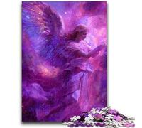 Jigsaw Puzzles for Adults 1000 Piece Purple Angel Teenager Jigsaw,family Fun Games Is Ideal As A Gift for The Whole Family (50x75cm)