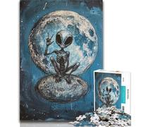 Jigsaw Puzzles for Adults 1000 Piece Puzzle Aliens from Outer Space,Challenging Game And Family Play Birthday Present,Gifts,Wall Art 38x52cm