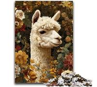 Jigsaw Puzzles for Adults 1000 Piece Puzzle Alpaca Art Stress Reliever Difficult Challenge Is Ideal As Gifts for The Whole Family 38x26cm