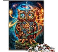 Jigsaw Puzzles for Adults 1000 Piece Puzzle Animal Fantasy Owl, Educational Toys for Is Ideal As A Gift for The Whole Family for And 14 Years Old (Size 50x75cm)