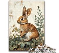 Jigsaw Puzzles for Adults 1000 Piece Puzzle Animal Rabbit for And from 14 Years And over Play Toys Because It Is Ideal As A Gift for The Whole Family 50x75cm
