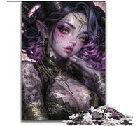 Jigsaw Puzzles for Adults 1000 Piece Puzzle Anime Demon Girl, Analysis And Logic with Fully Interlocking Randomly Shaped Pieces for And Age 14 Years Up (Size 50x75cm)