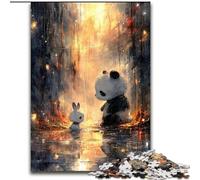 Jigsaw Puzzles for Adults 1000 Piece Puzzle Anime Panda, Educational Toys for Is Ideal As A Gift for The Whole Family for And 14 Years Old (Size 26x38cm)