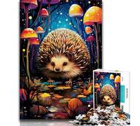 Jigsaw Puzzles for Adults 1000 Piece Puzzle Art Hedgehog,Challenging Game And Family Play Birthday Present,Gifts,Wall Art (38x26cm)