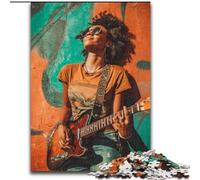 Jigsaw Puzzles for Adults 1000 Piece Puzzle Band Performance, Help The Brain Exercise Addictive Toys to Cultivate Patience Enhance Memory (Size 50x75cm)