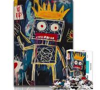 Jigsaw Puzzles for Adults 1000 Piece Puzzle Basquiat-style Child, Stress Reliever Difficult Challenge,is Ideal As Gifts for The Whole Family for Age 14+ 38x26cm
