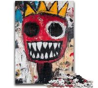 Jigsaw Puzzles for Adults 1000 Piece Puzzle Basquiat-style King Help The Brain Exercise Addictive Toys to Cultivate Patience Perfect Decoration 50x75cm