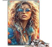 Jigsaw Puzzles for Adults 1000 Piece Puzzle Beautiful Female Dark Angel, Educational Toys for Is Ideal As A Gift for The Whole Family for And 14 Years Old (Size 50x75cm)