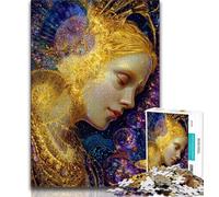 Jigsaw Puzzles for Adults 1000 Piece Puzzle Beautiful Golden Girl,Help The Brain Exercise Addictive Toys to Cultivate Patience Artists Collection,Fine Art (38x26cm)