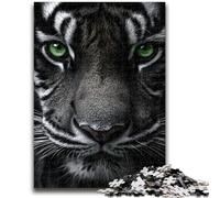 Jigsaw Puzzles for Adults 1000 Piece Puzzle Black And White Lion Help The Brain Exercise Addictive Toys to Cultivate Patience Perfect Decoration 26x38cm