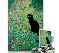Jigsaw Puzzles for Adults 1000 Piece Puzzle Black Cat,Family Activity Fun at Home Activities,Birthday Present,Travel Gifts (75x50cm)