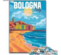 Jigsaw Puzzles for Adults 1000 Piece Puzzle Bologna Italy, Toys Educational Games Stress Relieving Enhance Love between Couples 50x75cm