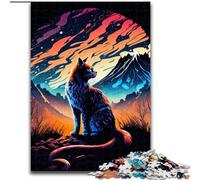 Jigsaw Puzzles for Adults 1000 Piece Puzzle Cat And The Landscape, Analysis And Logic with Fully Interlocking Randomly Shaped Pieces for And Age 14 Years Up (Size 50x75cm)
