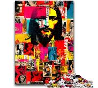 Jigsaw Puzzles for Adults 1000 Piece Puzzle Christian Art Toys Educational Games Stress Relieving Suitable for Desktop Decoration 26x38cm