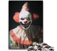 Jigsaw Puzzles for Adults 1000 Piece Puzzle Clown Circus, Suitable for Ages 14 And Up Home Decor Deal As Gifts for The Whole Family 26X38CM