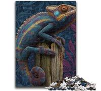 Jigsaw Puzzles for Adults 1000 Piece Puzzle Color Chameleon Help The Brain Exercise Addictive Toys to Cultivate Patience Perfect Decoration 50x75cm