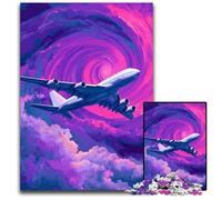 Jigsaw Puzzles for Adults 1000 Piece Puzzle Color Plane Puzzle Learning Educational Toys,is Ideal As Gifts for The Whole Family for Ages 14+ 26X38CM