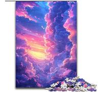 Jigsaw Puzzles for Adults 1000 Piece Puzzle Colorful Clouds Challenging Game Toys for Is Ideal As A Gift for The Whole Family (size 26x38cm)