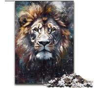 Jigsaw Puzzles for Adults 1000 Piece Puzzle Colorful Lion Portrait, Fun Activity for Home, Rainy Days Toys, Birthday Gifts (Size 26x38cm)