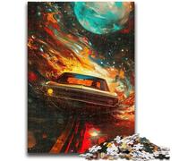 Jigsaw Puzzles for Adults 1000 Piece Puzzle Colourful Classic Sports Cars for And from 14 Years And over Play Toys Because It Is Ideal As A Gift for The Whole Family 50x75cm