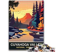 Jigsaw Puzzles for Adults 1000 Piece Puzzle Cuyahoga Valley Stress Reliever Difficult Challenge Is Ideal As Gifts for The Whole Family (size 38x52cm)