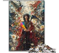 Jigsaw Puzzles for Adults 1000 Piece Puzzle Death Oil Painting Learning Educational Toys Fun at Home Activities, Birthday Present,Travel Gifts 26x38cm