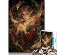 Jigsaw Puzzles for Adults 1000 Piece Puzzle Dragon Girl,Help The Brain Exercise Addictive Toys to Cultivate Patience Artists Collection,Fine Art (75x50cm)