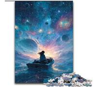 Jigsaw Puzzles for Adults 1000 Piece Puzzle Dream Ship, Challenging Difficult with Fully Interlocking Randomly Shaped Pieces (Size 50x75cm)